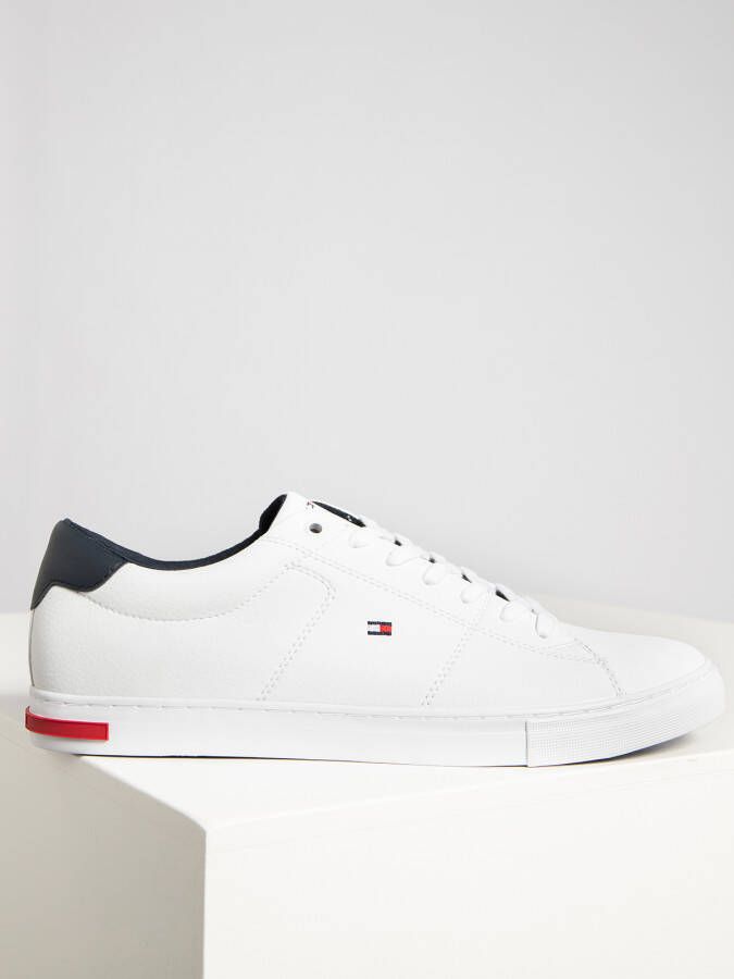 Tommy Hilfiger Sneakers in wit voor Heren Essential Leater Detail Vulc