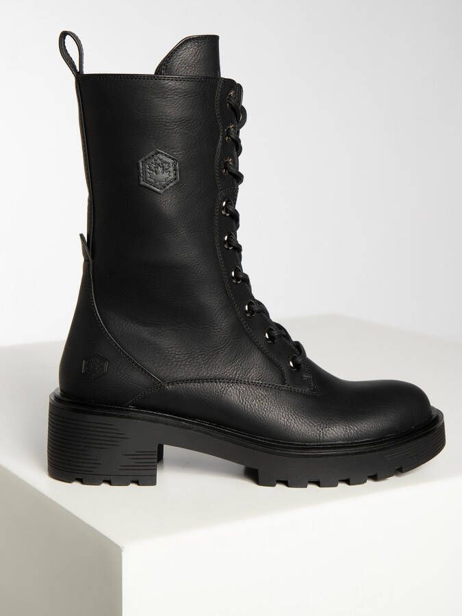 Lumberjack Veterboots in zwart voor Dames Ramone