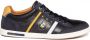 Pantofola d'Oro Mondovi Sneakers Heren Leren Veterschoenen Donker Blauw - Thumbnail 3