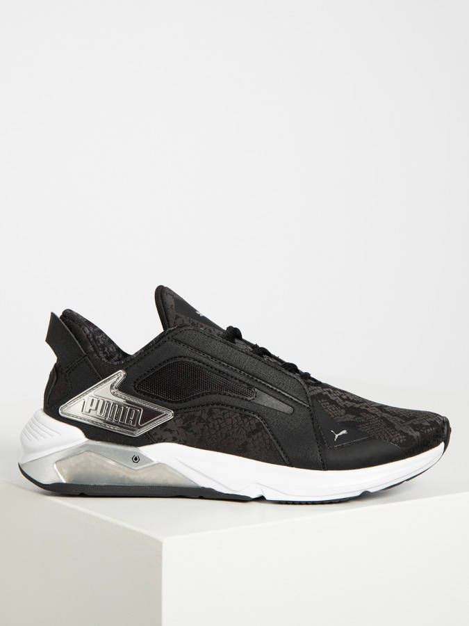 shiny puma trainers