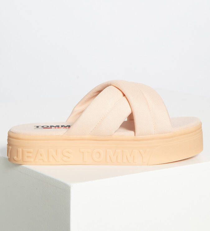 Tommy Hilfiger Slippers in roze voor Dames