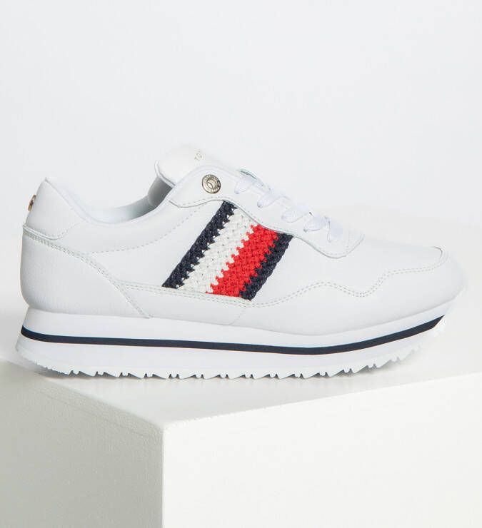 Tommy Hilfiger Sneakers in wit voor Dames