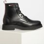 Tommy Hilfiger Veterboots in zwart voor Dames - Thumbnail 1