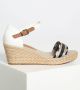 Tommy Hilfiger Sleehaksandaaltjes CORPORATE WEBBING LOW WEDGE - Thumbnail 2