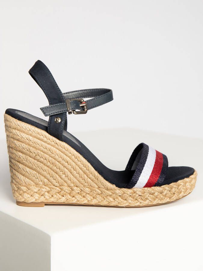 Tommy Hilfiger Wedges in blauw voor Dames