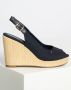 Tommy Hilfiger Sleehaksandaaltjes TOMMY WEBBING LOW WEDGE SANDAL met opvallende logo - Thumbnail 4