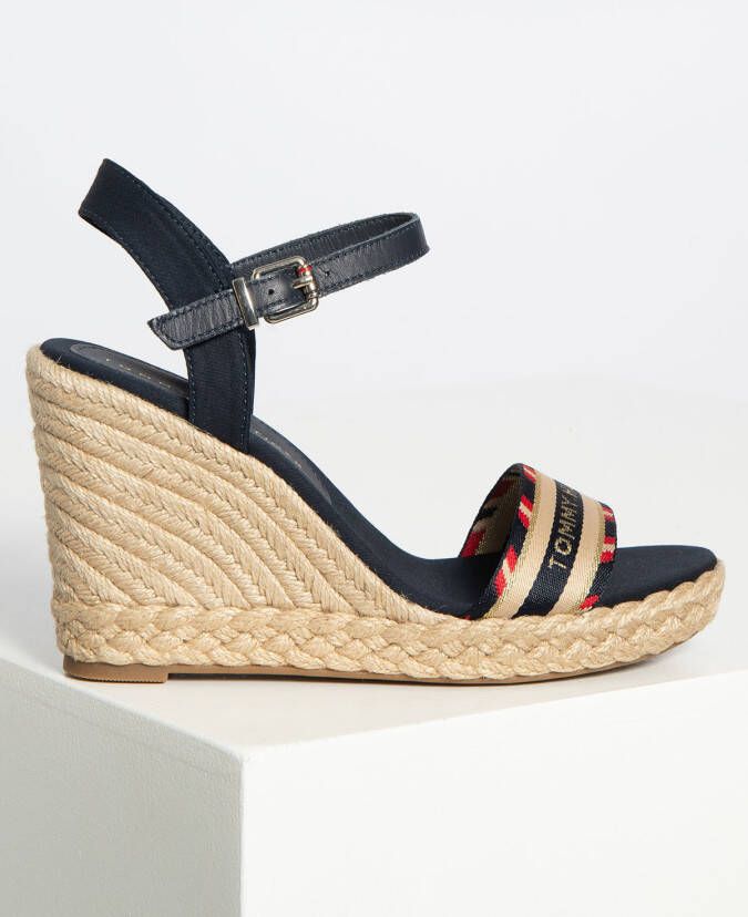 Tommy Hilfiger Wedges in blauw voor Dames