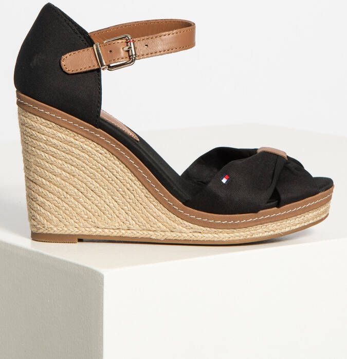 Tommy Hilfiger Wedges in zwart voor Dames