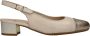 Ara Elegante Beige Slingback met Metallic Neus Beige Dames - Thumbnail 3