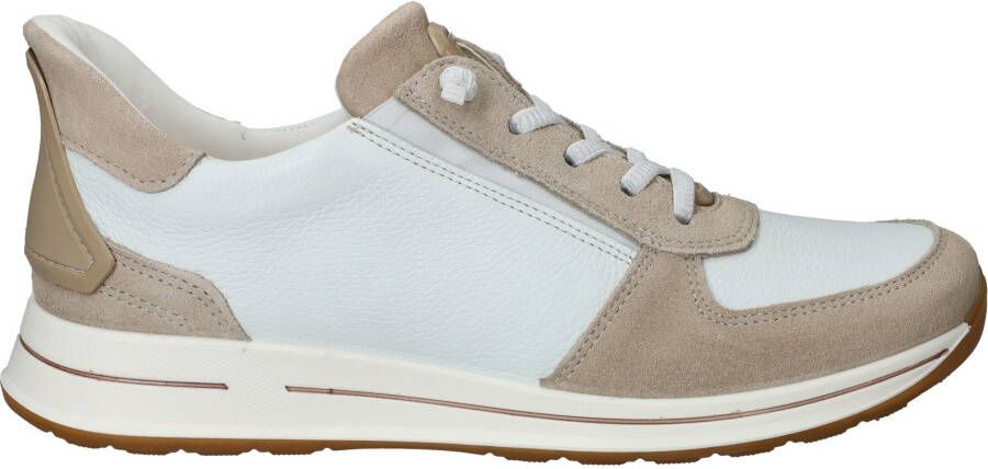 Ara 12-24836-05 White Beige H-Wijdte Veterschoenen