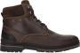 Australian York Brown Leather D19 Dark Br Heren Veterschoenen Bruin - Thumbnail 3