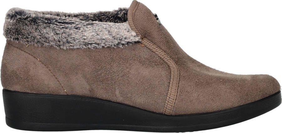 Belizia Pantoffels Dames Taupe