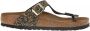 Birkenstock Women's Gizeh BF Shiny Python Sandalen Normal bruin - Thumbnail 5