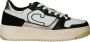 Cruyff Campo low lux black gold Zwart Leerlook Lage sneakers Dames - Thumbnail 4