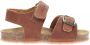 Develab 48195 leren sandalen cognac Bruin Leer Effen 21 - Thumbnail 5