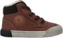 Develab 46163 Hoge sneakers Leren Sneaker Jongens Kids Cognac - Thumbnail 3