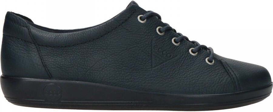 Ecco Soft 2.0 Veterschoen Dames Blauw