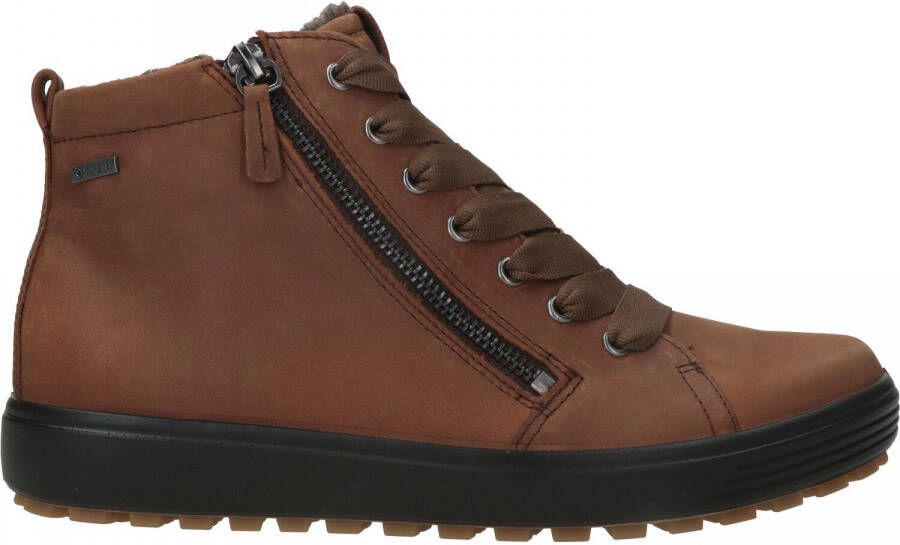 Ecco Soft 7 Tred Veterboot Dames Bruin Cognac