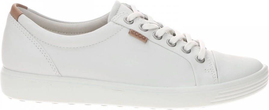 Ecco Soft 7 Veterschoen Wit