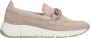 Gabor Beige Suède Loafers met Optifit Voetbed Beige Dames - Thumbnail 3