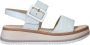 Gabor Witte Leren Sandalen White Dames - Thumbnail 3