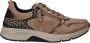 Gabor Comfortabele Rollingsoft Sneaker met Stabiliteit Beige Dames - Thumbnail 4