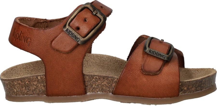 Kipling Easy Sandalen Jongens Cognac