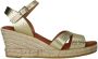 LOFF 1881 Espadrilles Dames Goud - Thumbnail 2