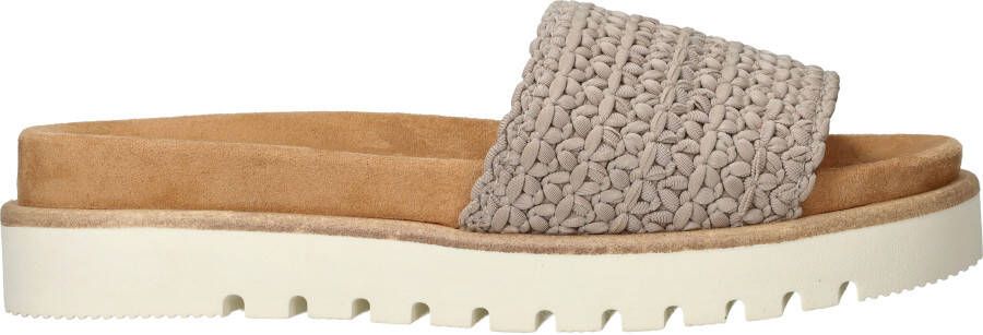 Mustang Slippers Dames Taupe