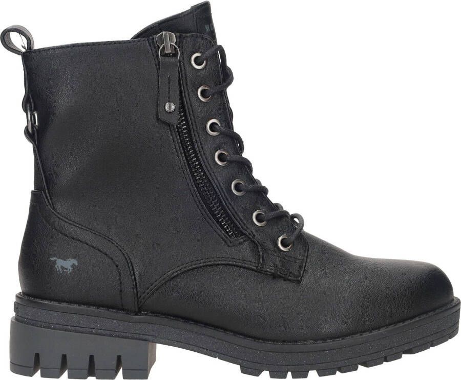 Mustang Veterboot Dames Zwart