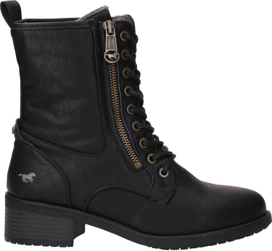 Mustang Veterboots Dames Zwart