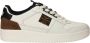 PME Legend Witte Leren Sneaker met Bruine en Zwarte Details White Heren - Thumbnail 3