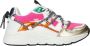 POSH by PS Poelman Posh By Poelman Sneaker Meisjes Wit Multi - Thumbnail 2