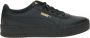 PUMA Carina L Dames Sneakers Black- Black- Team Gold - Thumbnail 4