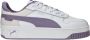 PUMA Carina Street Jr Meisjes Sneakers White-Pale Plum- Silver - Thumbnail 3