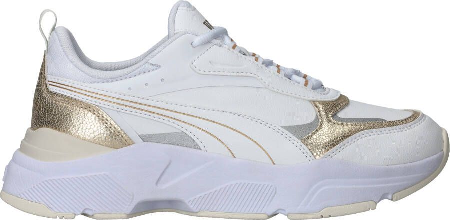 Puma Cassia Metallic Shine Sneakers Dames Wit