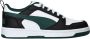 Puma Rebound V6 Lo Jr sneakers wit zwart donkergroen - Thumbnail 4