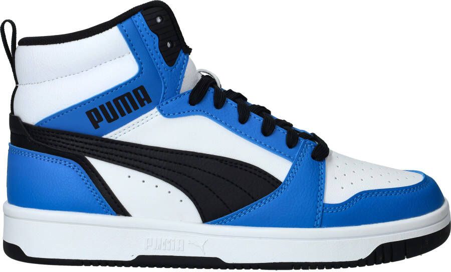 Puma Rebound V6 Mid JR Sneakers Jongens Blauw