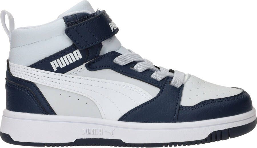 Puma Rebound V6 Mid Sneakers Jongens Blauw