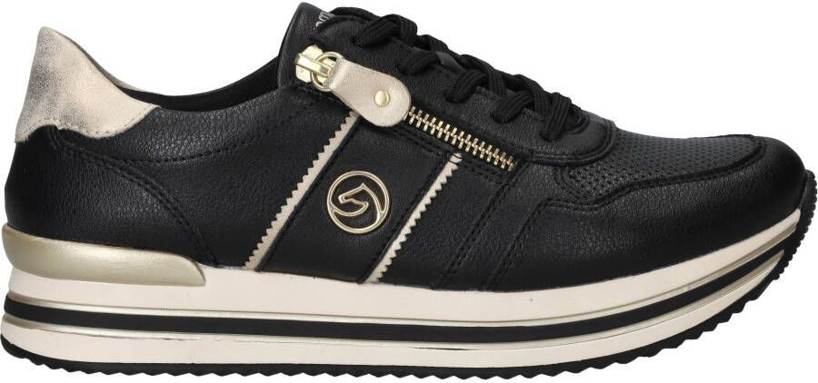 Remonte Sneakers Dames Zwart