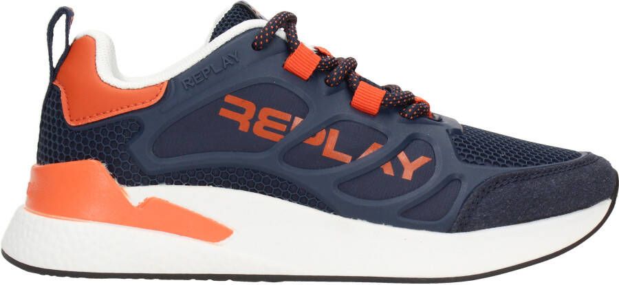 Replay Maze Sneakers Jongens Oranje