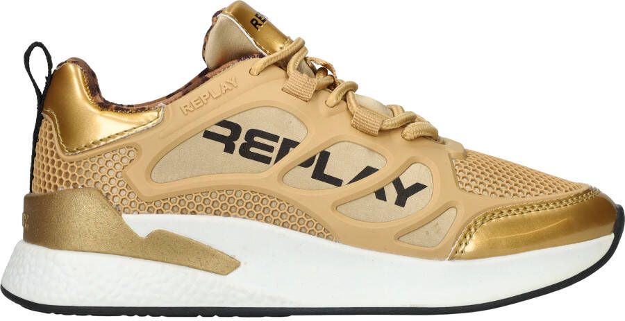 Replay Maze Sneakers Meisjes Goud