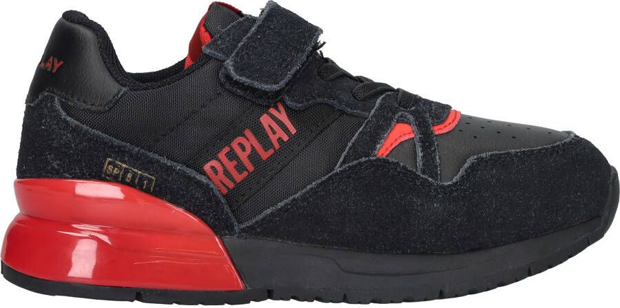 Replay Shoot JR Sneakers Jongens Zwart