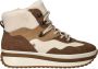 Rieker Beige Platform Veterschoenen voor Dames Multicolor Dames - Thumbnail 2