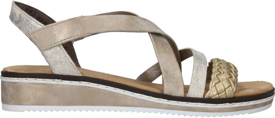 Rieker Sandalen Dames Goud