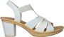 Rieker Witte Sandalette met Elastische Bandjes White Dames - Thumbnail 3