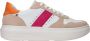 Rieker Witte leren sneakers met glamoureuze stenen Multicolor Dames - Thumbnail 4