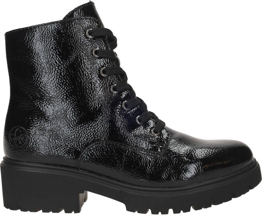 Rieker Veterboots Dames Zwart