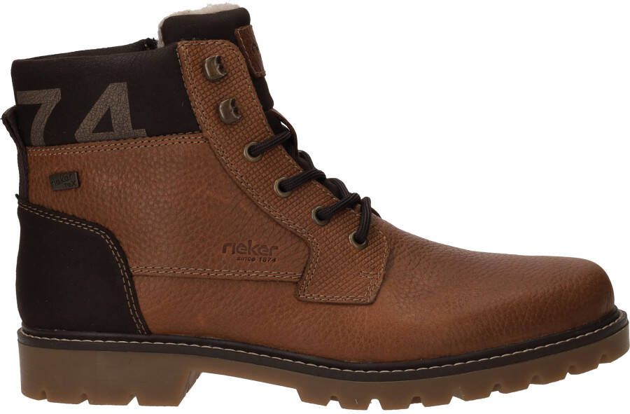 Rieker Veterboots Heren Cognac