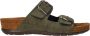 Rohde 5856 Volwassenen Dames slippers Kleur Groen - Thumbnail 2